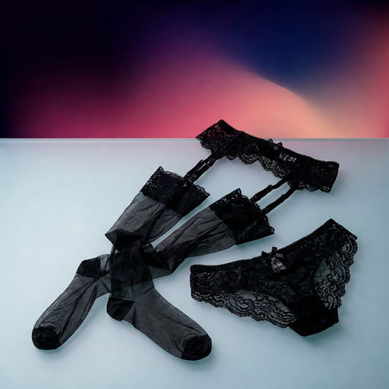 Lace Whisper Garter - Happi Hour