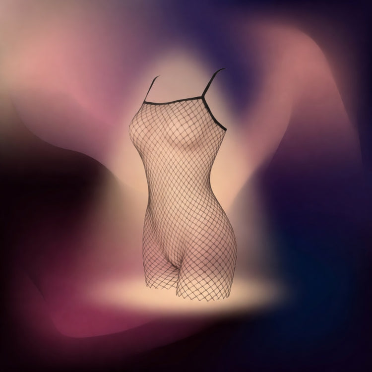 The Playful Mesh Body Jumpsuit - Happi Hour